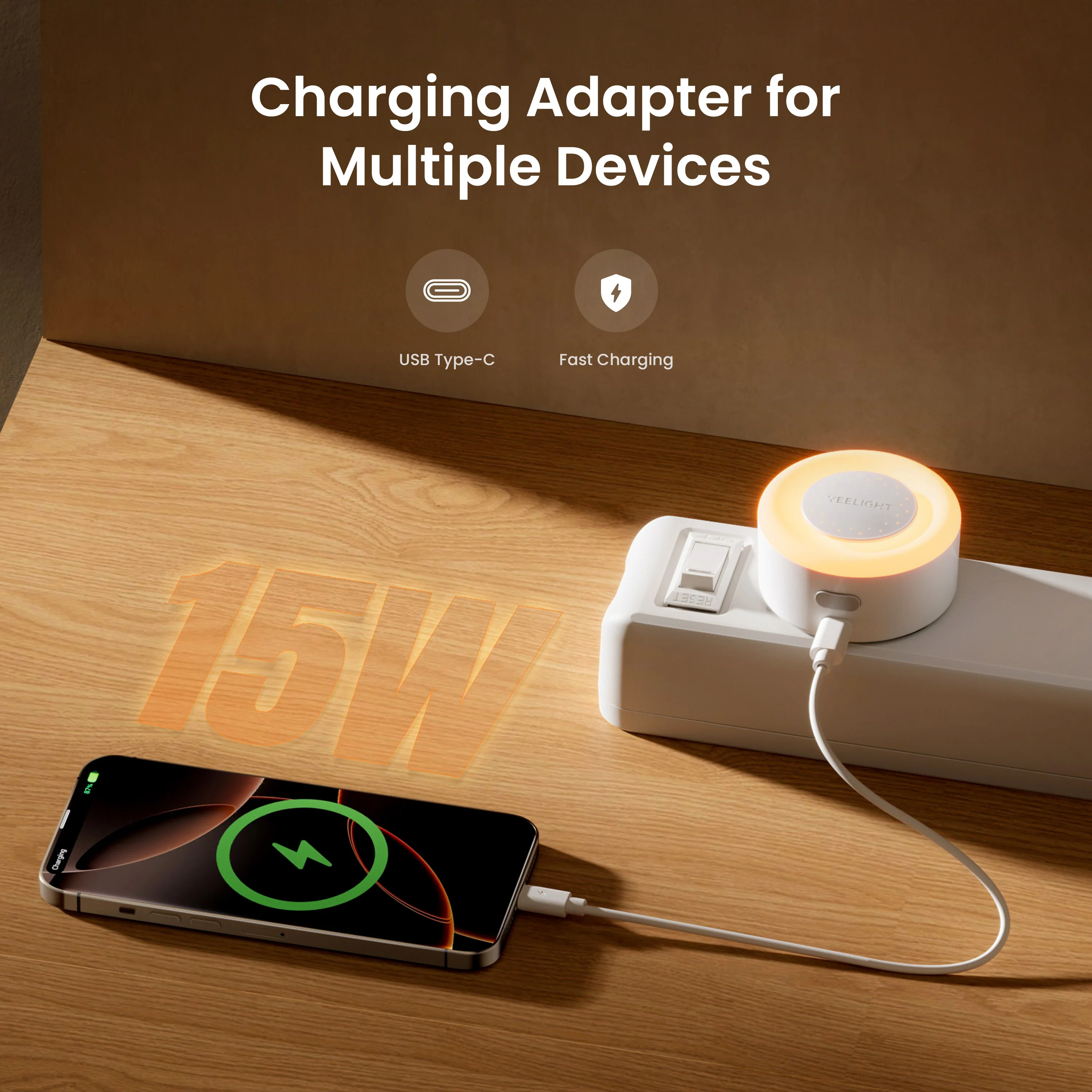 Yeelight 2-in-1 Lighting & Charging Sensor Nightlight - Image 5