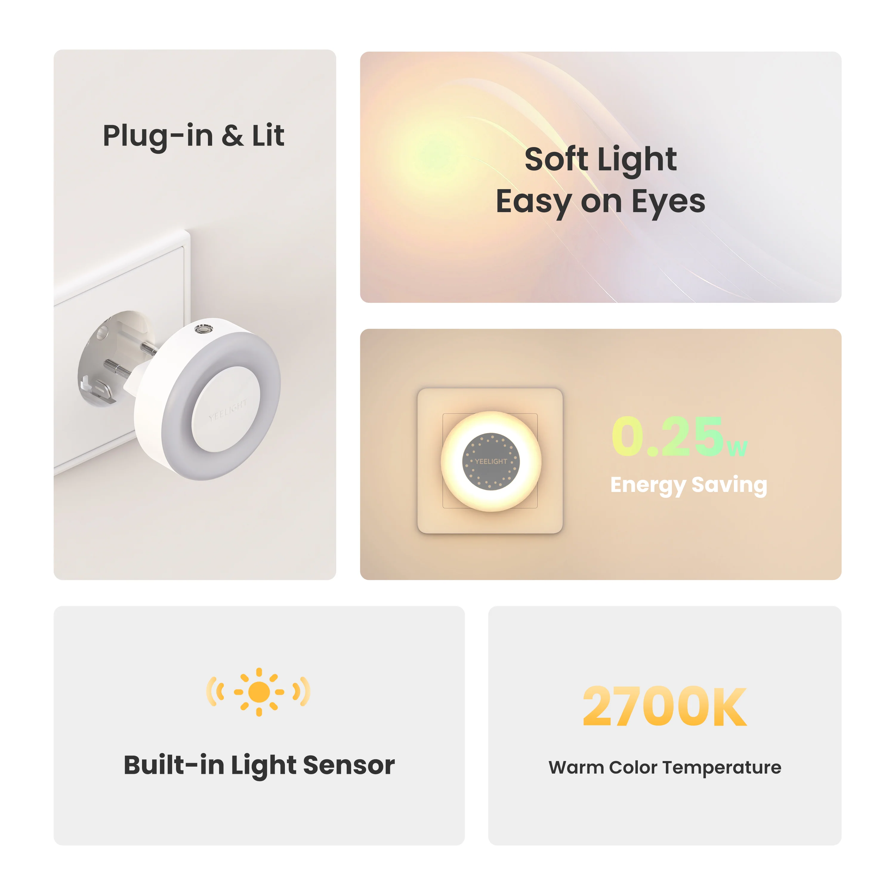 Yeelight Plug-in Sensor Nightlight Pura - Image 3
