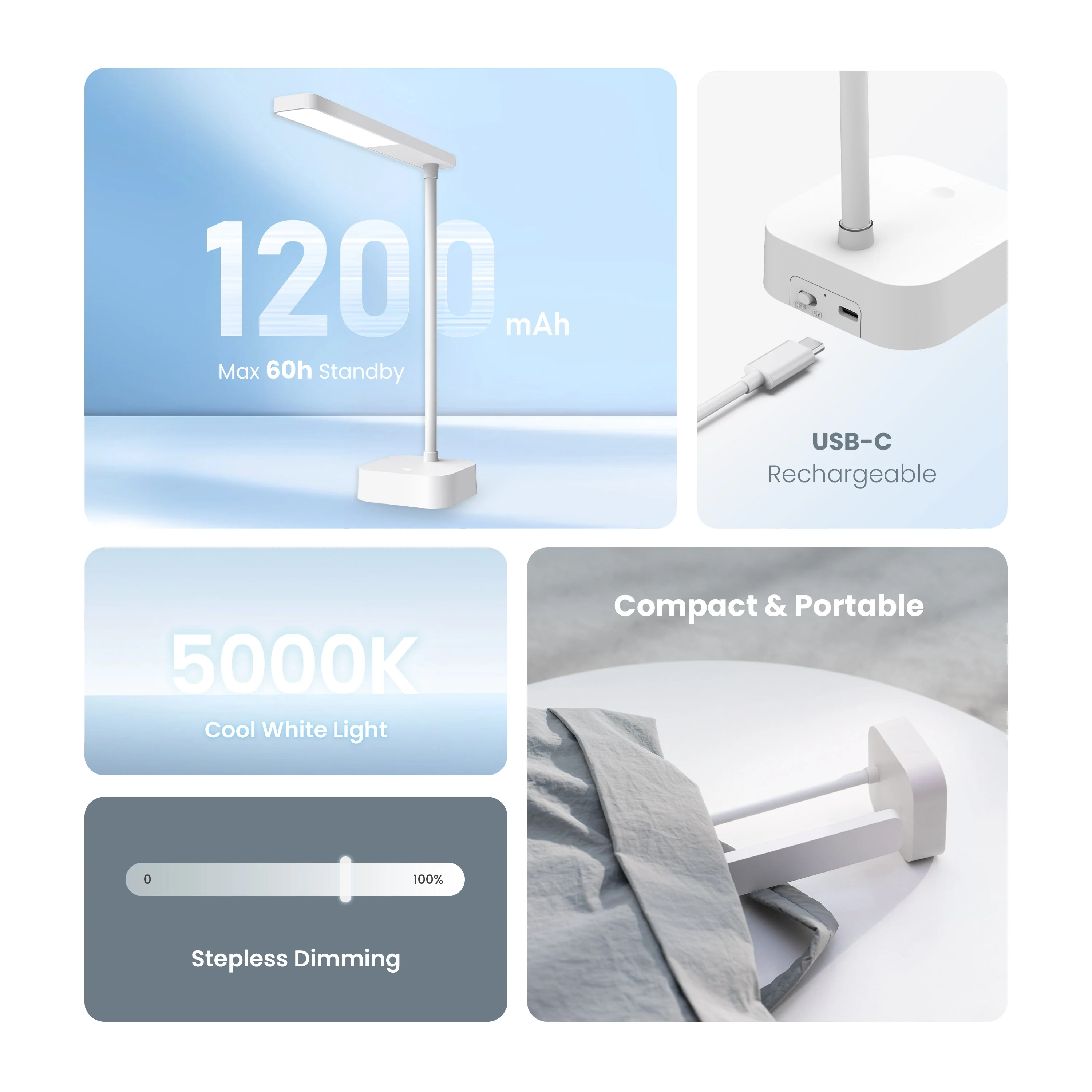 Yeelight Rechargeable Desk Lamp - Image 3