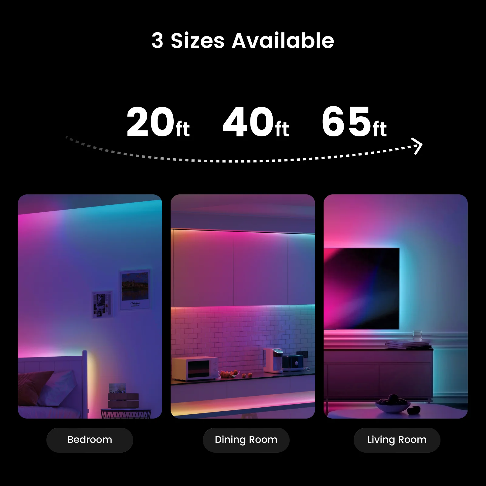 Yeelight RGBIC LED Basic Strip Lights - Image 9