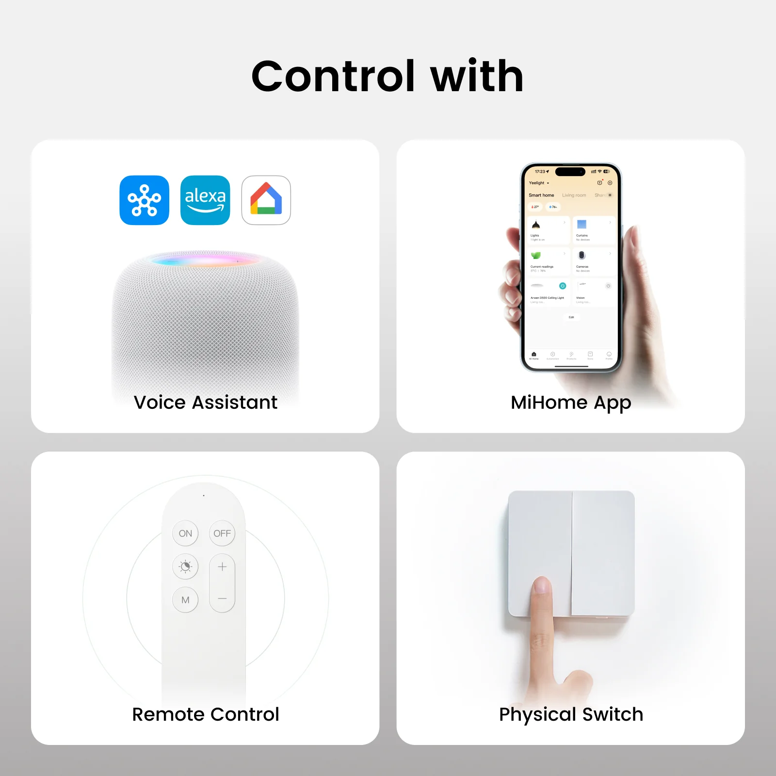 Yeelight RGB LED Smart Ceiling Light Arwen D - European Version - Image 12