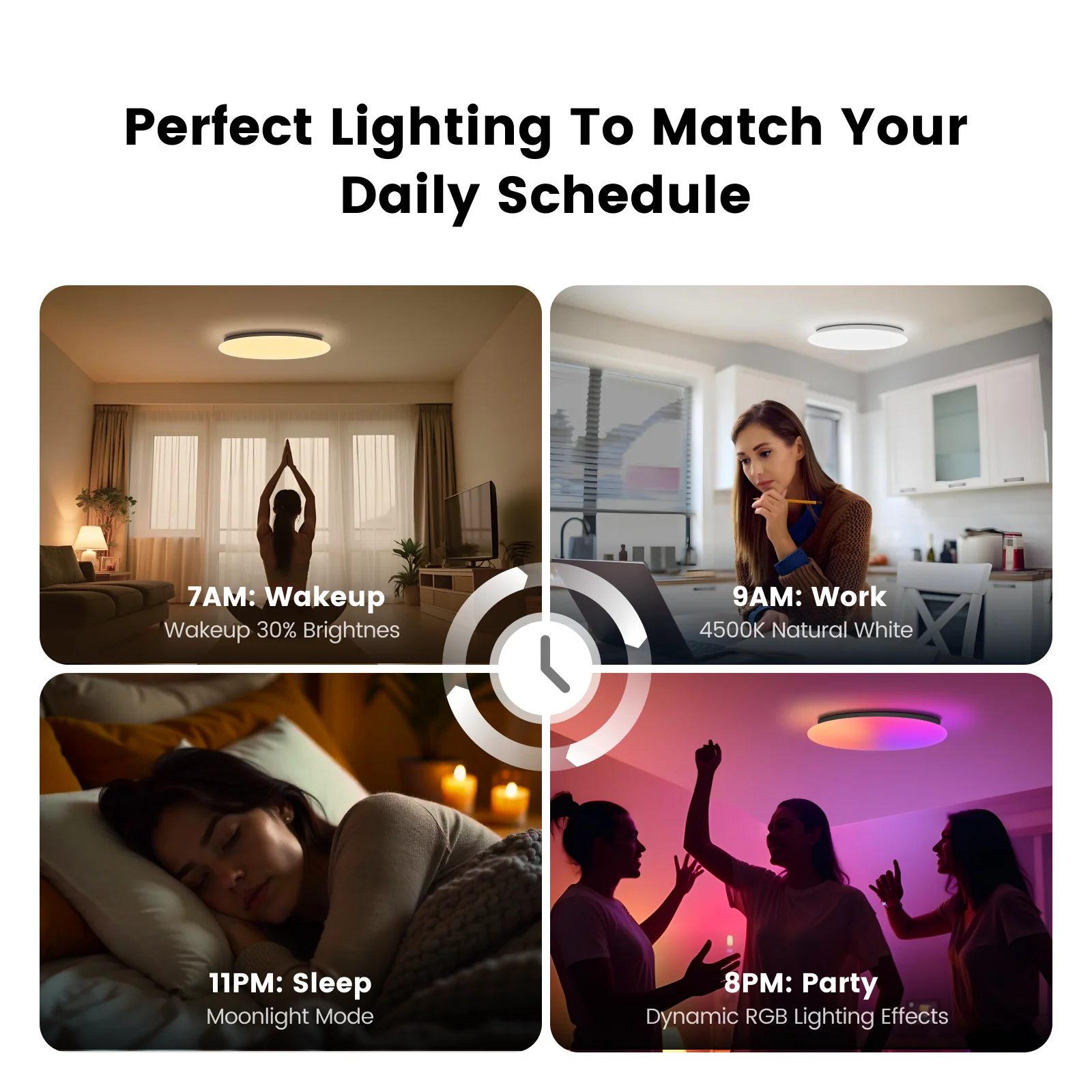 Yeelight RGB LED Smart Ceiling Light Arwen D - European Version - Image 5