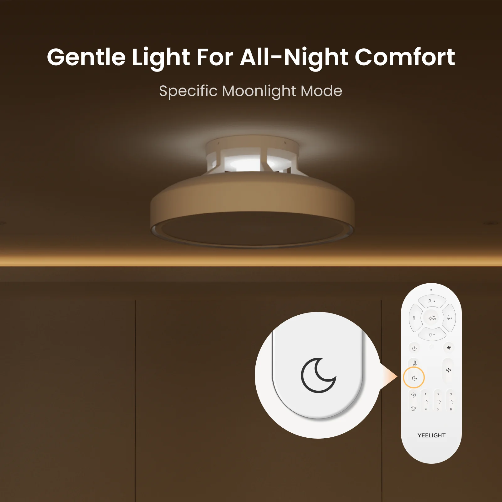 Yeelight Smart Ceiling Light with Fan - Image 5