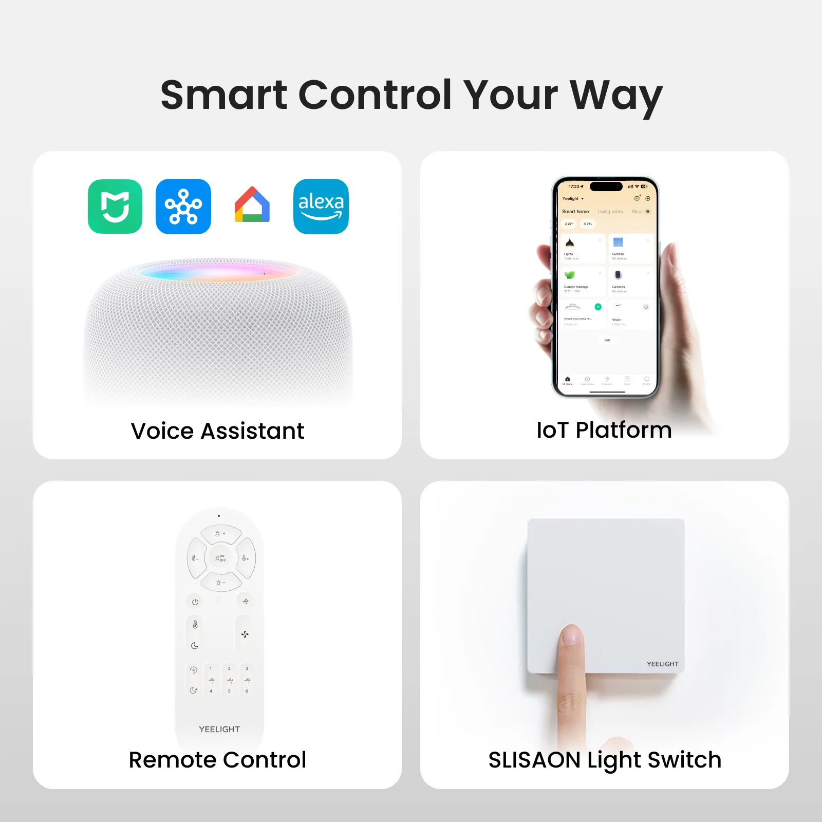 Yeelight Smart Ceiling Light with Fan - Image 6