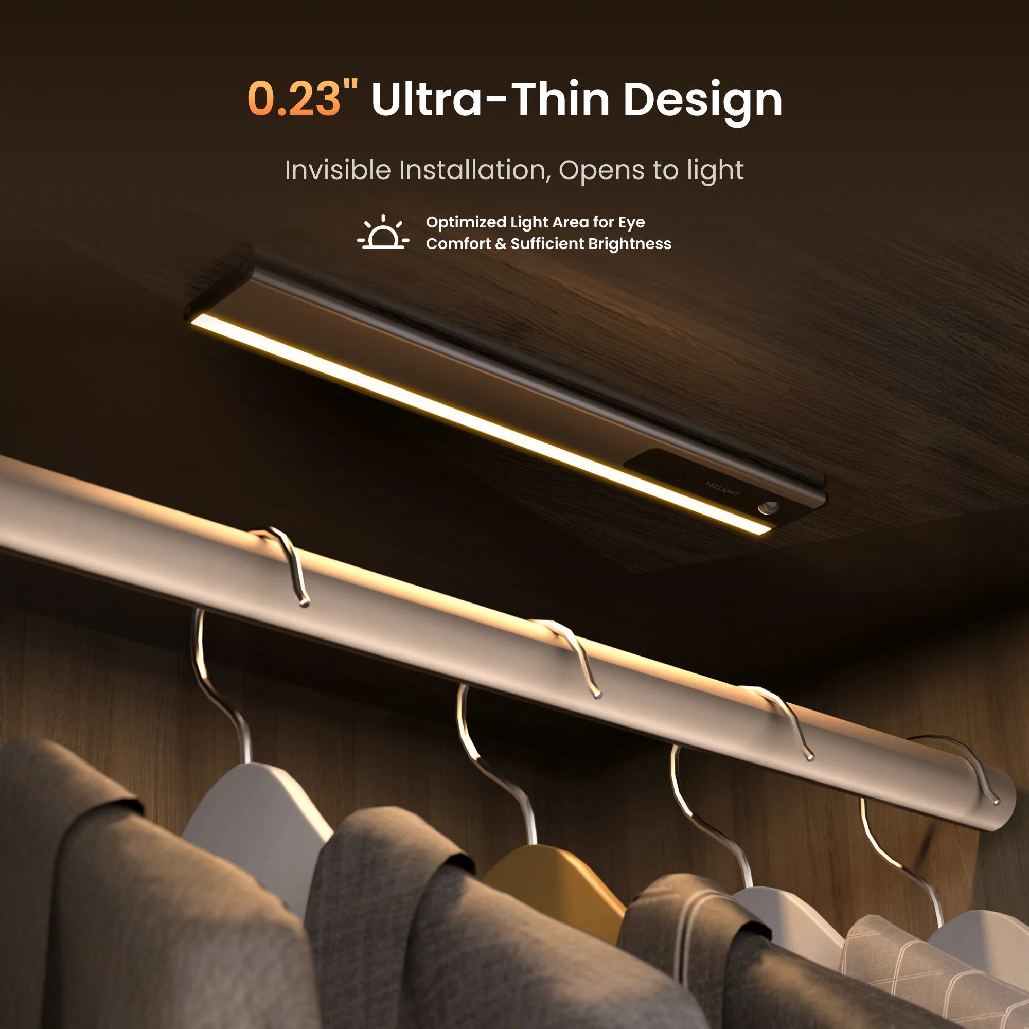 Yeelight Ultra-Thin Intelligent Linkage Under Cabinet Light (2 Pack) - Image 2
